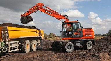 Location Pelleteuse à pneu Doosan Troyes