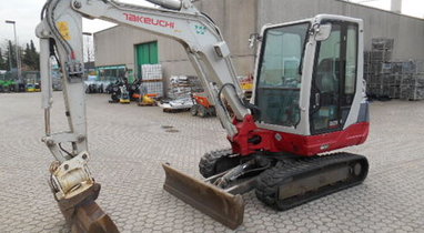 Rent mini excavator TAKEUCHI TB 128 €200