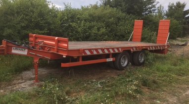 Rental trailer 19 T Flesselles