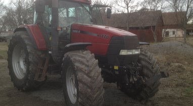 Location Tracteur-benne TP Case MX170