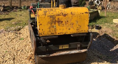 Rental roller compactor Bomag 650 kg