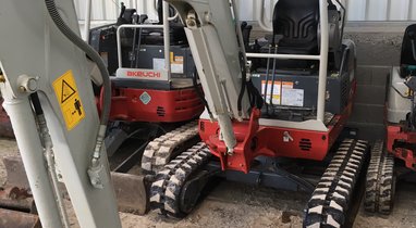 Rent mini excavator TAKEUCHI TB 219 2 tons €165