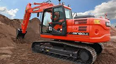 DOOSAN 18T Diéval backhoe rental