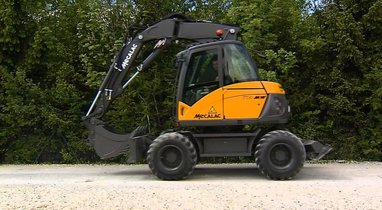 Mecalac 714 Querrieu backhoe rental €200