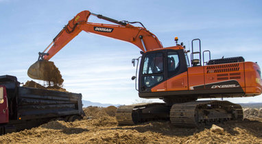 DOOSAN DX 235 COMPACT backhoe rental