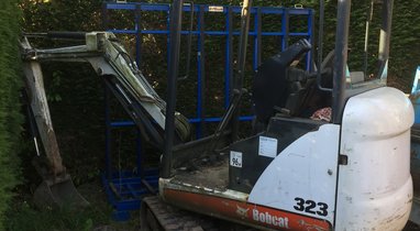 Bobcat 323-1, 6T, Lecelles mini excavator rental €100