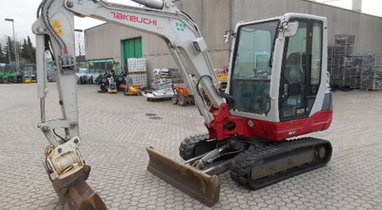 Rent mini excavator TAKEUCHI TB 128 €150