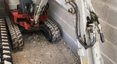 Rent mini excavator TAKEUCHI TB 108 800 kg €135