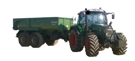 Location Tracteur-benne John Deere Querrieu 220 €