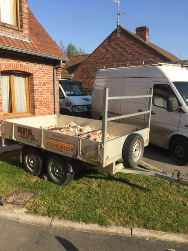 Rental trailer Vanpevenaeyge 700kg, Lecelles €30