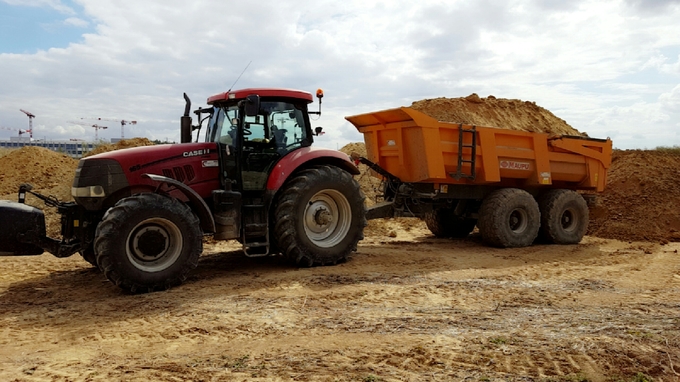 Location Tracteur-benne TP MASSEY FERGUSON Vesly 430 €