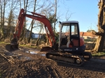 Rent mini excavator KUBOTA KX 161-3 €250