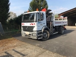 Rental MERCEDES 9 T Flesselles crane dump truck €300
