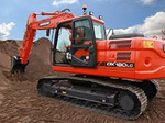 DOOSAN 18T Diéval backhoe rental €520