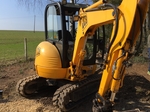 Rent mini excavator JCB 3.5 tonnes Sailly in wood €160